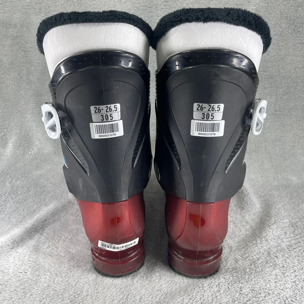 Salomon Ski Boots RT Junior 26-26.5 305mm Red T3 Downhill 3-Buckle Alpine